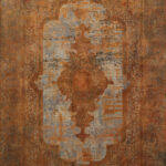 Antique gold and warm spice tones